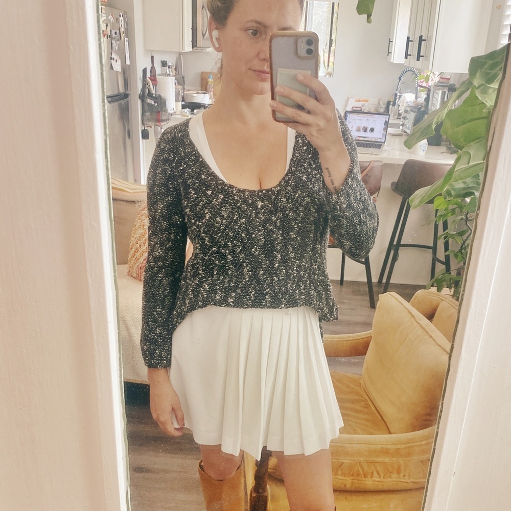 Helmut Lang Caged Boucle Sweater size Small